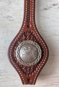 Barbed Wire Edge Concho antik in 3 Größen